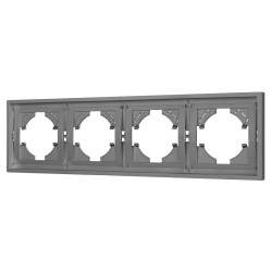 Рамка пластиковая на 4 поста Arlight FRM-TENDO-PL-4-GR 053849