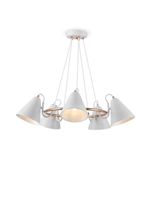 Подвесная люстра Freya Falke Market FR8001PL-05WG