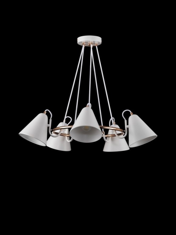 Подвесная люстра Freya Falke Market FR8001PL-05WG