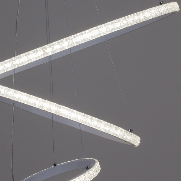 Подвесная светодиодная люстра с пультом управления Reluce 06315-3.9-03 WH