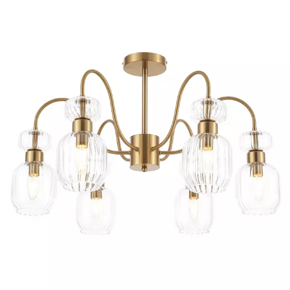 Люстра на штанге Escada Gloss 1141/6PL Clear Люстра на штанге Escada Gloss 1141/6PL Clear
