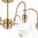 Люстра на штанге Escada Gloss 1141/6PL Clear, Медь, Прозрачный, Металл, крупный план