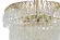 Подвесная люстра Arti Lampadari Sardinia E 1.5.50.105 G, Золото, Прозрачный, Металл, крупный план