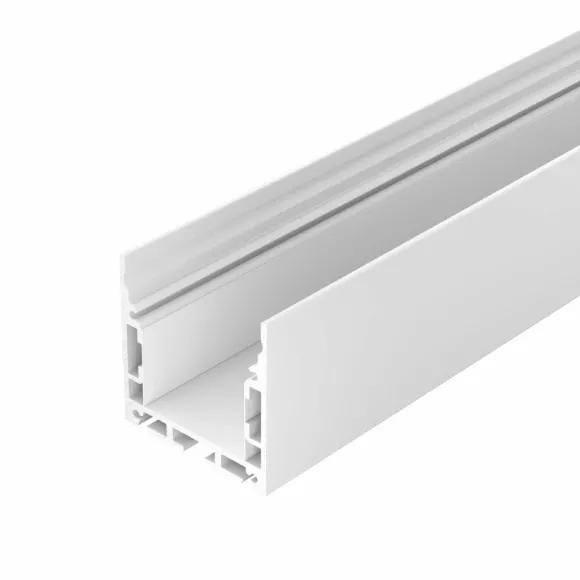 Профиль Arlight SL-LINE-3535-2000 WHITE с рефлектором (Алюминий) 064459, вид сбоку Профиль Arlight SL-LINE-3535-2000 WHITE с рефлектором (Алюминий) 064459, вид сбоку