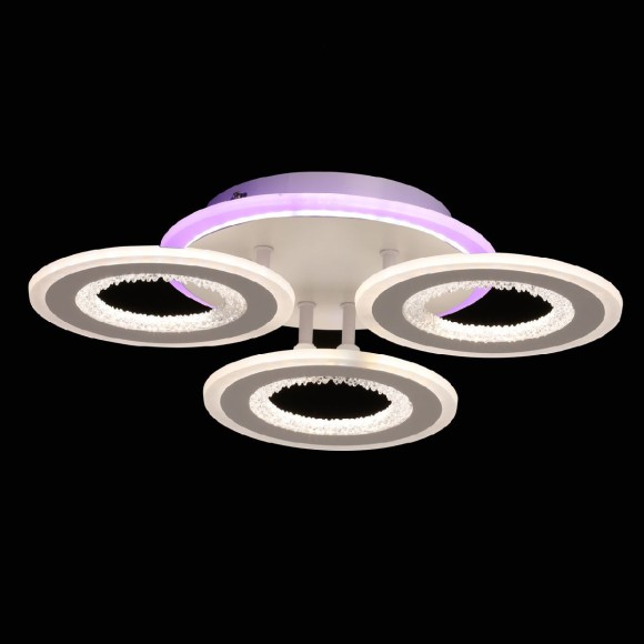 Потолочная светодиодная люстра с пультом управления De Markt Мадлен 424014804