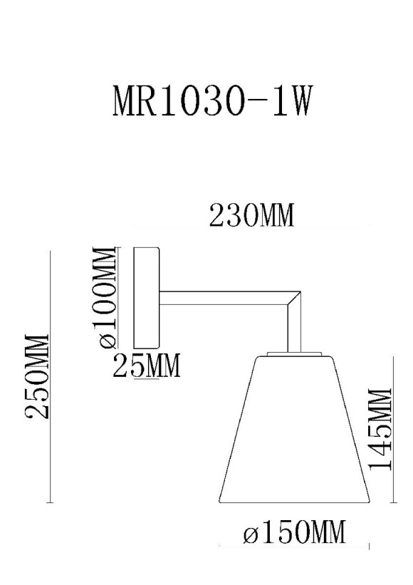 Бра MyFar Stiven MR1030-1W