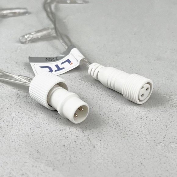 Гирлянда Бахрома с колпачком Laitcom (LTC) PIL180CAP-10-2WW