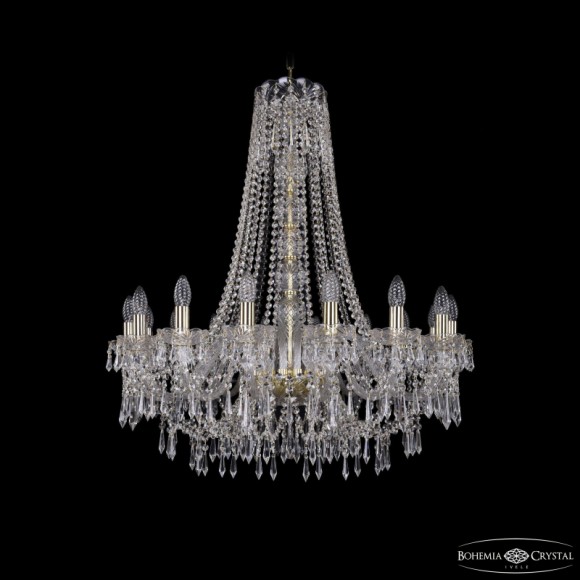 Подвесная люстра Bohemia Ivele Crystal 1403/16/300/h-95 G