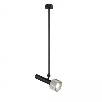 Подвесной светильник iLedex Delta 2361-1 BK+SL