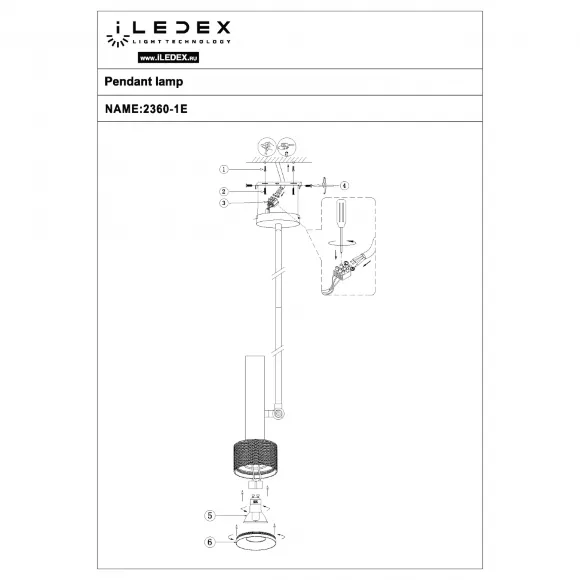 Подвесной светильник iLedex Delta 2361-1 BK+SL, Черный, Серебро, Алюминий, крепление Подвесной светильник iLedex Delta 2361-1 BK+SL, Черный, Серебро, Алюминий, крепление