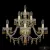 Бра Bohemia Ivele Crystal 1410B/3+2+1/240/XL G V1003 R721