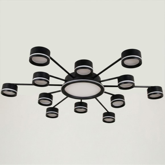 Потолочная люстра Reluce 20590-0.3-6+6+1 Black