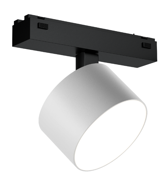 Трековый магнитный светильник iLedex Vision 4825-047-D90-10W-110DG-3000K-WH