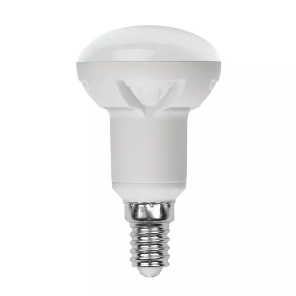 Лампа светодиодная диммируемая (UL-00004710) Uniel E14 7W 3000K матовая LED-R50 7W/3000K/E14/FR/DIM PLP01WH Лампа светодиодная диммируемая (UL-00004710) Uniel E14 7W 3000K матовая LED-R50 7W/3000K/E14/FR/DIM PLP01WH