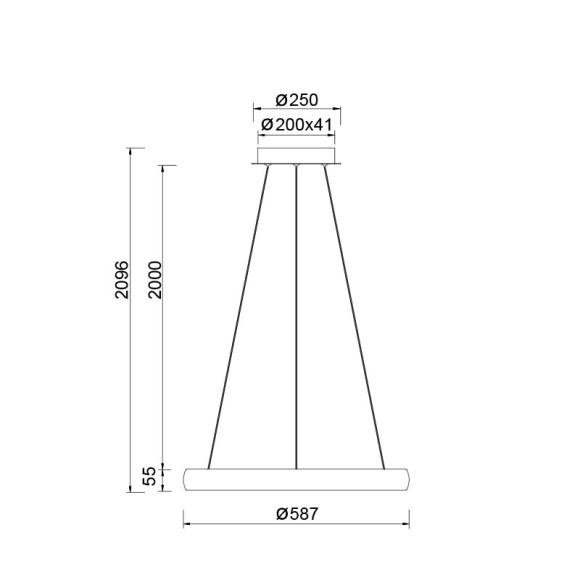 Подвесная люстра Mantra Flats 9430