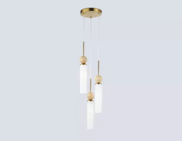 Подвесной светильник Ambrella Light High Light Modern LH53257, Модерн, Белый, Латунь Подвесной светильник Ambrella Light High Light Modern LH53257, Модерн, Белый, Латунь