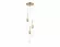 Подвесной светильник Ambrella Light High Light Modern LH53257, Латунь, Белый, Металл, декоративные элементы крупным планом