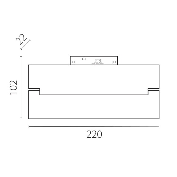 Трековый однофазный светильник заливающего света Lightstar Uno CCT 269006CCT