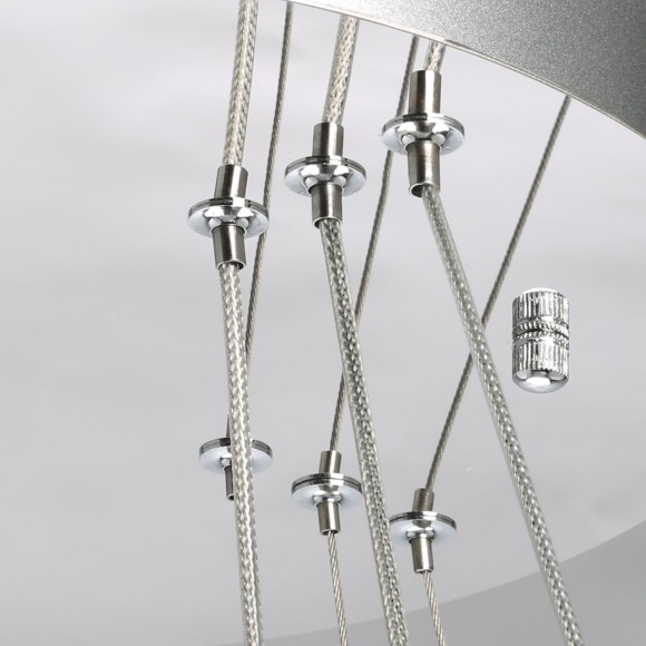 Подвесная светодиодная люстра с пультом управления De Markt Глобула 690010603