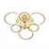 Потолочная светодиодная люстра Escada Enigma 10225/6LED Gold
