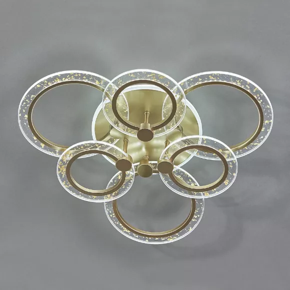 Потолочная светодиодная люстра Escada Enigma 10225/6LED Gold Потолочная светодиодная люстра Escada Enigma 10225/6LED Gold