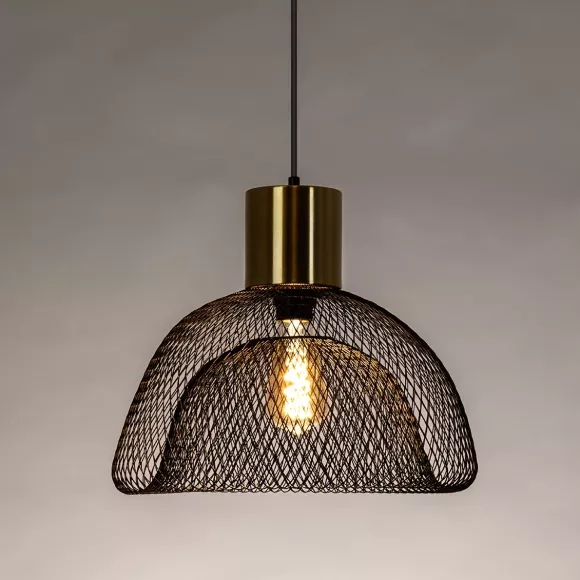 Подвесной светильник Arte Lamp Castello A7046SP-1BK, Черный, Металл, Лофт стиль, крупный план Подвесной светильник Arte Lamp Castello A7046SP-1BK, Черный, Металл, Лофт стиль, крупный план