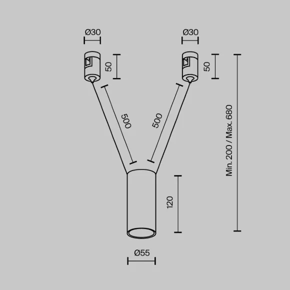 Трековый магнитный светильник Maytoni Focus LED TR157-1-12W4K-BS Трековый магнитный светильник Maytoni Focus LED TR157-1-12W4K-BS