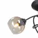 Потолочная люстра Vitaluce V43090-13/3PL, Современный, Черный, Шампань