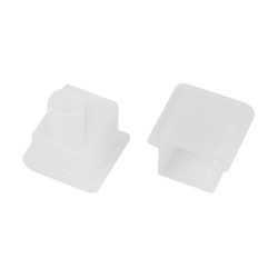 Заглушка Arlight MOONLIGHT-T-CAP-10x10mm-BOTTOM-S-SET (Силикон) 055683