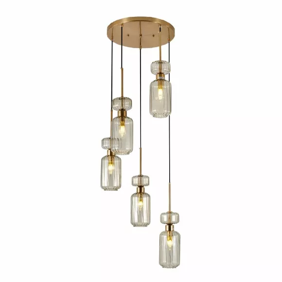 Каскадная люстра Escada Gloss 1141/5S Beige Каскадная люстра Escada Gloss 1141/5S Beige