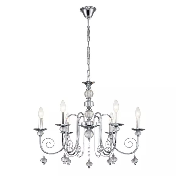 Подвесная люстра Escada Shine 678/6PL Chrome Подвесная люстра Escada Shine 678/6PL Chrome