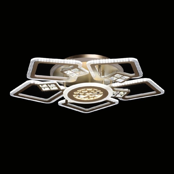 Потолочная светодиодная люстра с пультом управления De Markt Мадлен 424016107