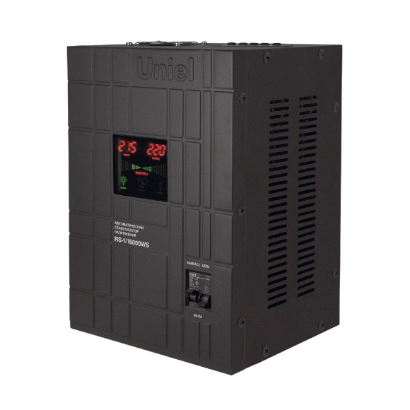 Стабилизатор напряжения релейный однофазный Uniel RS-1/15000WS UL-00012635