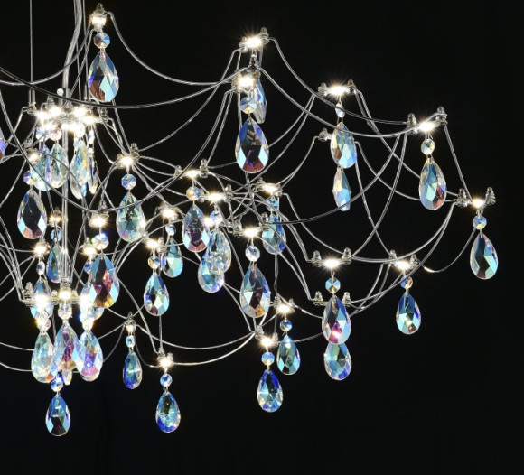 Подвесная люстра с пультом управления Myfar Ersilia MR2661-60P-50CD