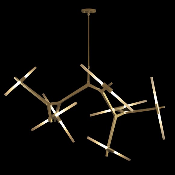 Подвесная люстра Loft IT Agnes 10399/14 GD