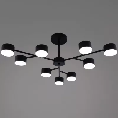 Люстра на штанге Reluce 03726-0.3-09 BK GX53