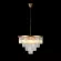 Каскадная люстра Loft IT Prism Clear 10019/600C, Матовое золото, Прозрачный, Золото, крупный план