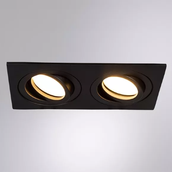 Встраиваемый светильник Arte Lamp Tarf A2168PL-2BK Встраиваемый светильник Arte Lamp Tarf A2168PL-2BK