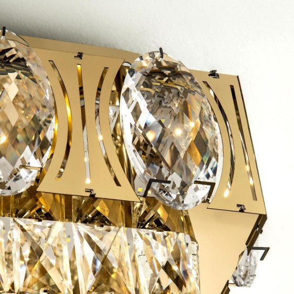 Потолочная светодиодная люстра LED4U L9438-500-500 GD с УД