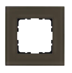 Рамка 1-постовая стекло цвет Каперсовый Jasmart G1001GT