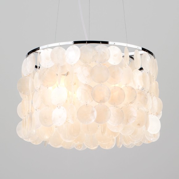 Подвесной светильник Eurosvet 60005/3 хром/перламутр