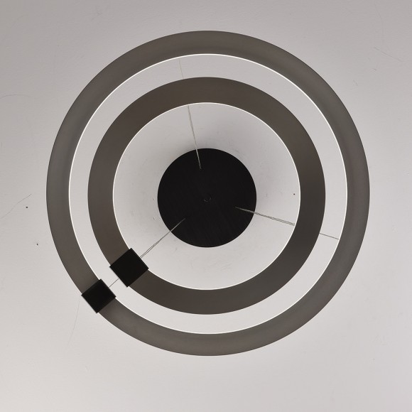 Подвесная светодиодная люстра с пультом управления iLedex Vision 9225-6+4SD GR+BK