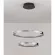 Подвесная люстра iLedex Vision 9225-6+4SD GR+BK, 3000, 6000