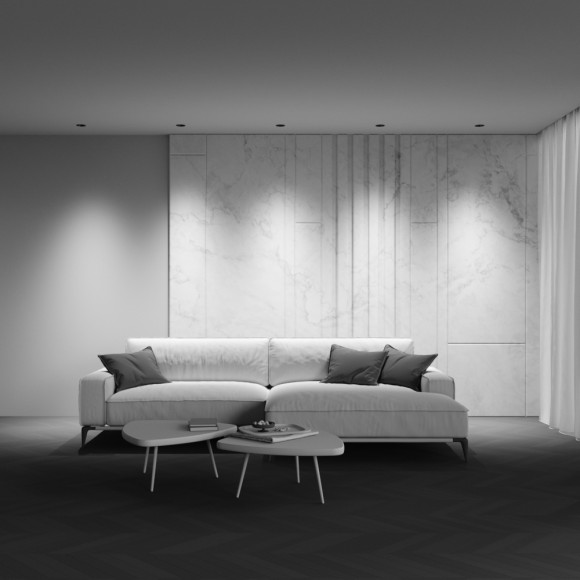 Встраиваемый светильник Maytoni Alfa LED DL043-01-15W4K-RD-B-1