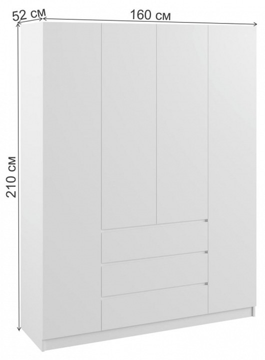 Шкаф платяной Мадера WO_520852