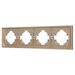 Рамка пластиковая на 4 поста Arlight FRM-TENDO-PL-4-GD 053850