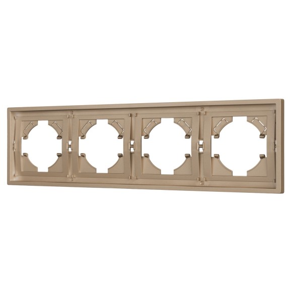 Рамка пластиковая на 4 поста Arlight FRM-TENDO-PL-4-GD 053850