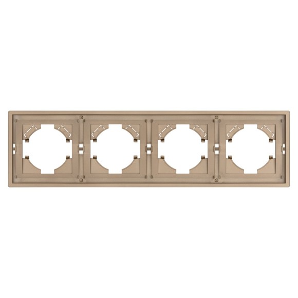 Рамка пластиковая на 4 поста Arlight FRM-TENDO-PL-4-GD 053850