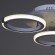 Потолочная светодиодная люстра с пультом управления Reluce 06319-3.3-03 WH+CR (RGB)