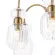 Люстра на штанге Escada Gloss 1141/8PL Clear, Медь, Прозрачный, Металл, декоративные элементы крупным планом
